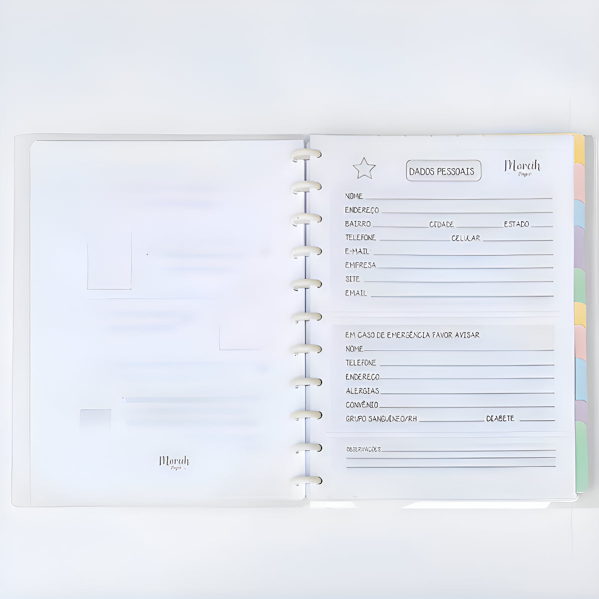 Caderno De Disco Basic Inteligente Grande Believe - 10 Mat