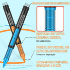 Kit  Canetas 36 Cores Pincel Acrílica Marcador  Papel Tinta